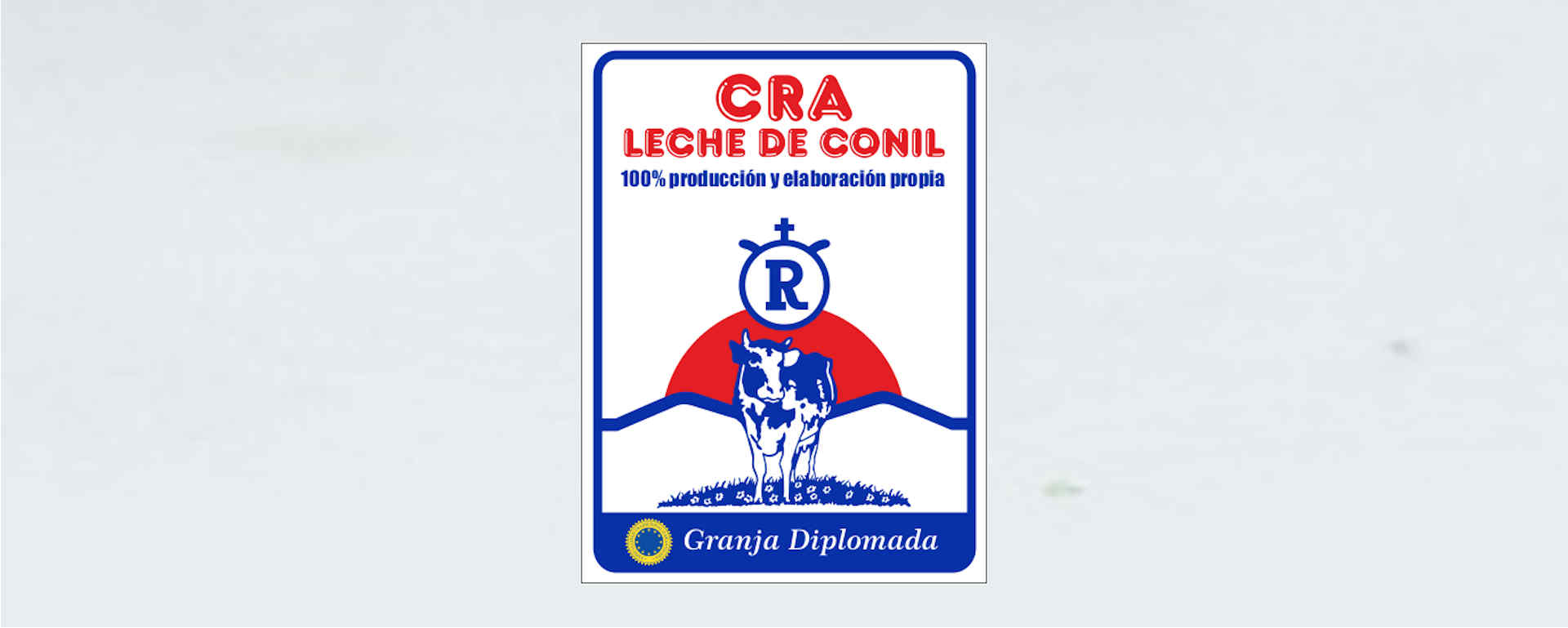 Pegatina leche Cra